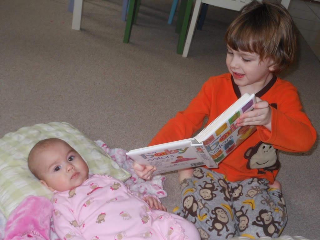 Sibling Reading Time