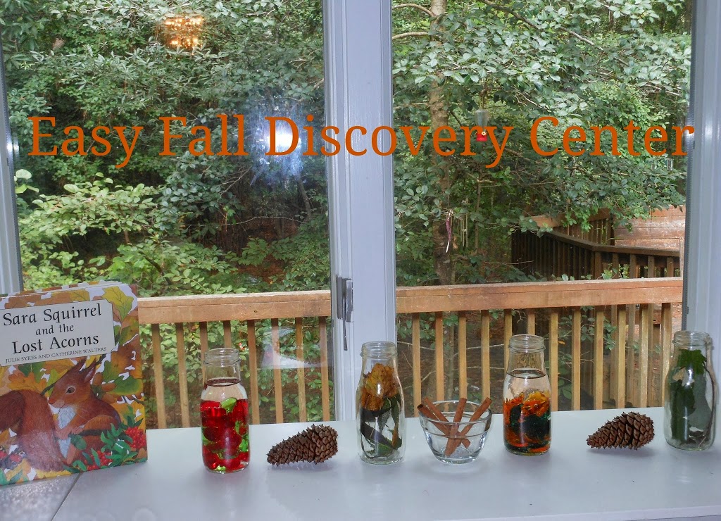 Early Fall Sensory Discovery Table