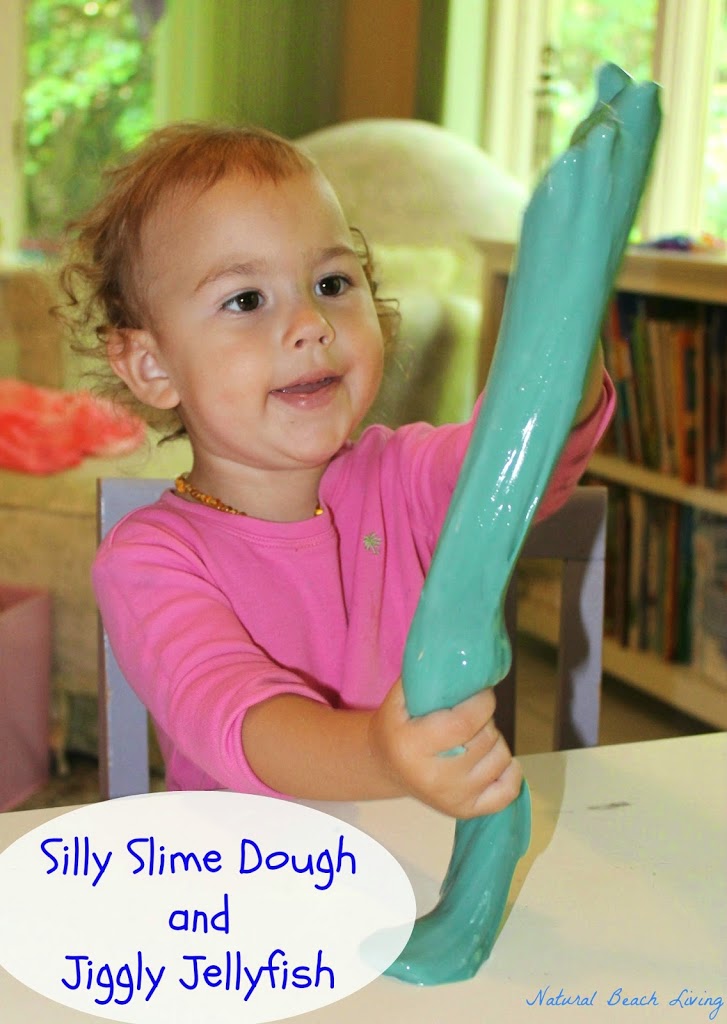 Jiggly Slime Dough, Jellyfish Life Cycle, Under the sea theme, Ocean activities, FIAR, 