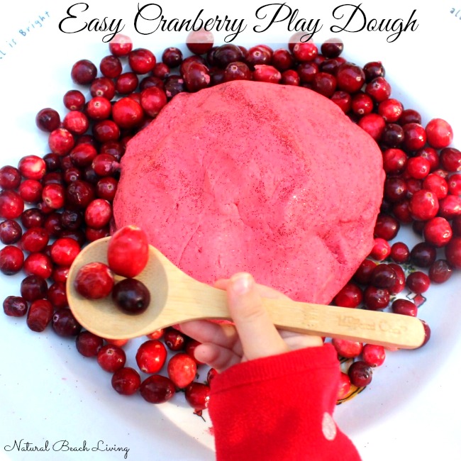 Easy Homemade Christmas No Cook Cranberry Play Dough, Cranberry Playdough, Homemade playdough recipe, Christmas sensory play, Winter Sensory Play, Easy No Cook Playdough, #Playdough #Cranberryplaydough #Christmasplaydough #Christmas #Sensoryplay