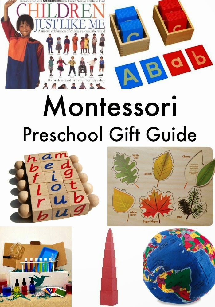 The Best Montessori Preschool Gift Guide from sensory to Geography books and language perfect for Montessori Preschool, Montessori at Home, Language, practical life, Math and so much more. www.naturalbeachliving.com