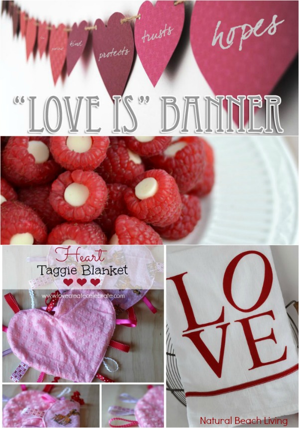 Love is in the air with handmade, DIY, sweet treats, and more perfect for Valentine's Day or any day at www.naturalbeachliving.com