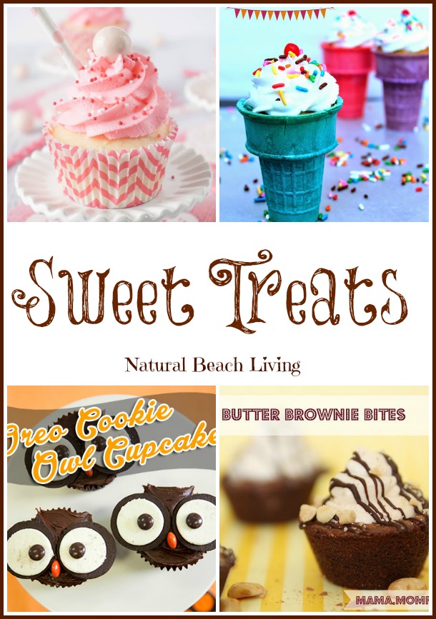 Sweet Treats, cupcakes, delicious desserts, cupcakes for kids, kids snacks, homemade,  www.naturalbeachliving.com