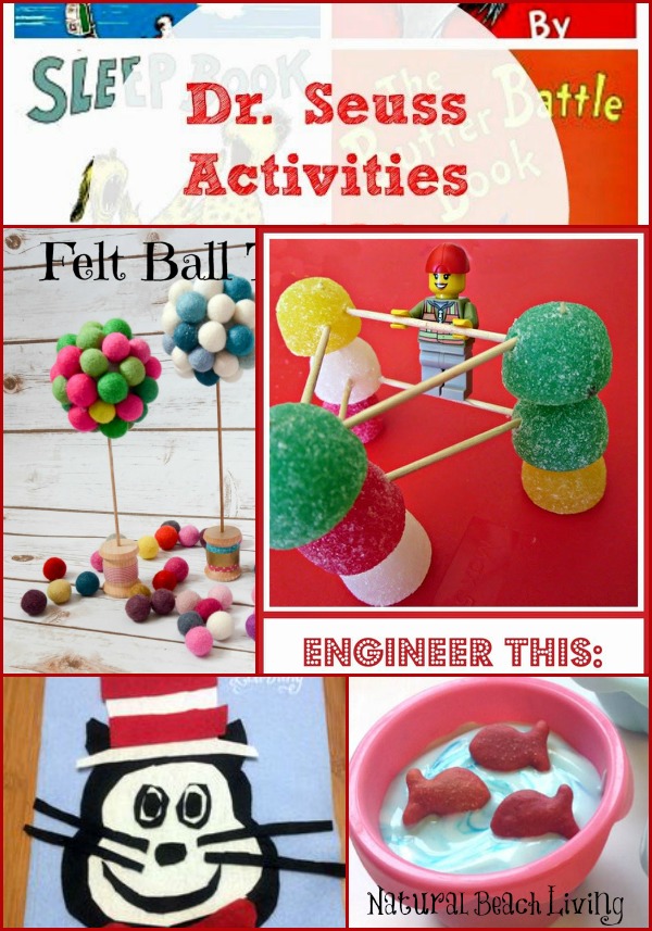 100+ of The Best Dr. Seuss Party Ideas, Games, Activities, Free Printables, Sensory Play, The Best Dr. Seuss Books, Dr. Seuss Crafts, and Dr. Seuss Snacks 