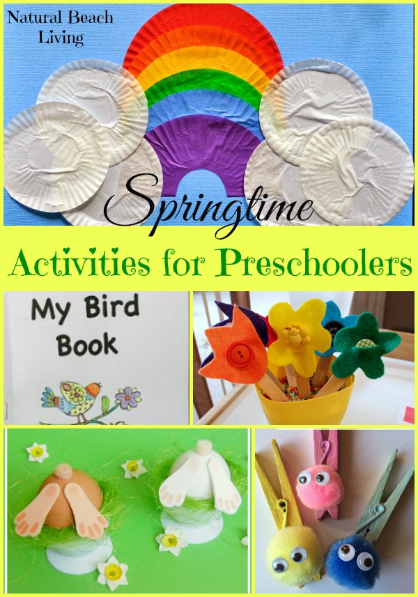Spring Activities for Preschoolers and Toddlers, Crafts, Easter, Birds, Montessori, Hands on learning, DIY, Rainbows, and more www.naturalbeachliving.com