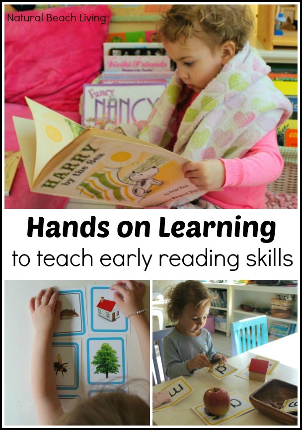 teach reading skills, hands on activities for toddlers and preschoolers