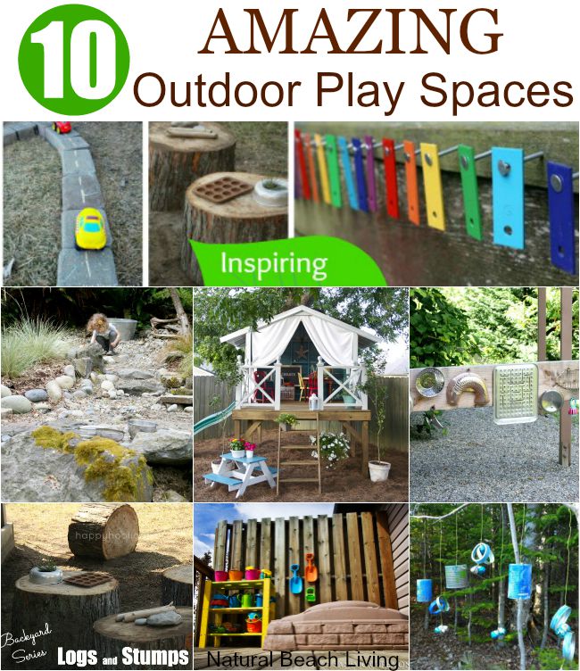 10+ Amazing Outdoor Play Spaces