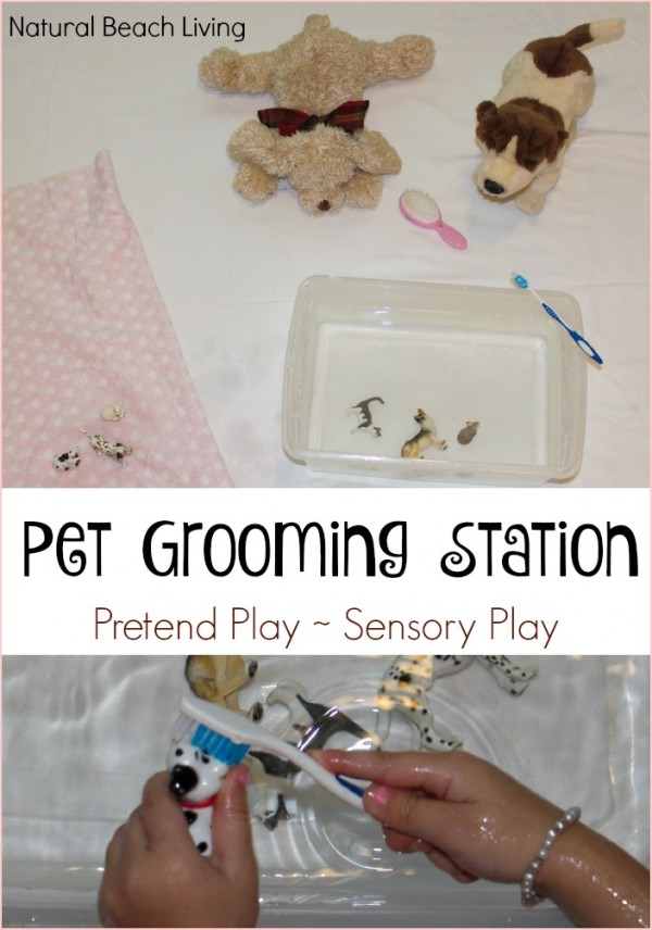 Pet Grooming Station for Kids - Natural Beach Living