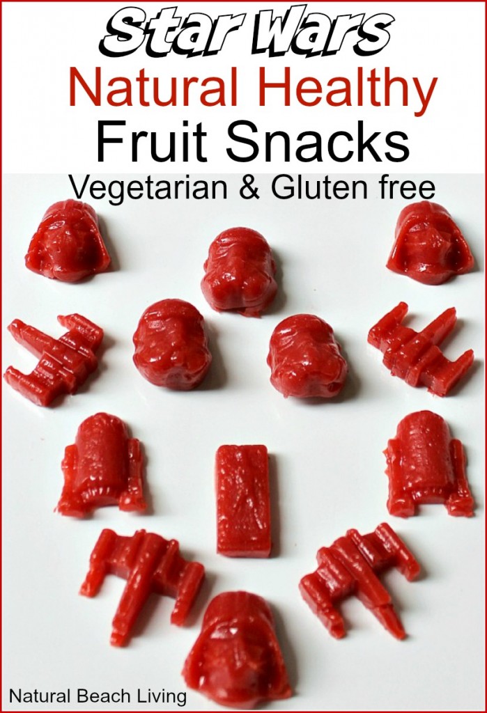 Healthy All Natural star wars gummy fruit snacks