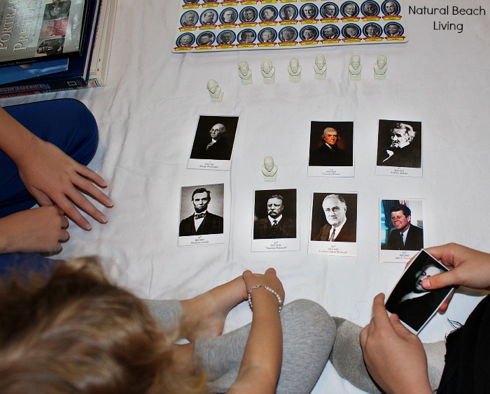Learning about the Presidents with Great Books, hands on learning and Montessori Inspired Activities. Filled with Free Printables and great information to teach your kids all about the presidents. 