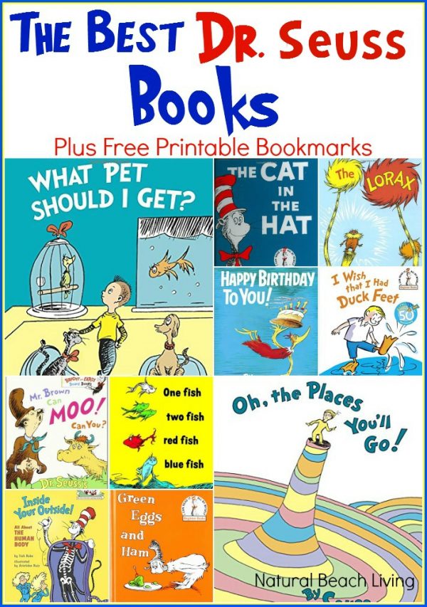 The Best Dr. Seuss Books (Free Printable) - Natural Beach Living