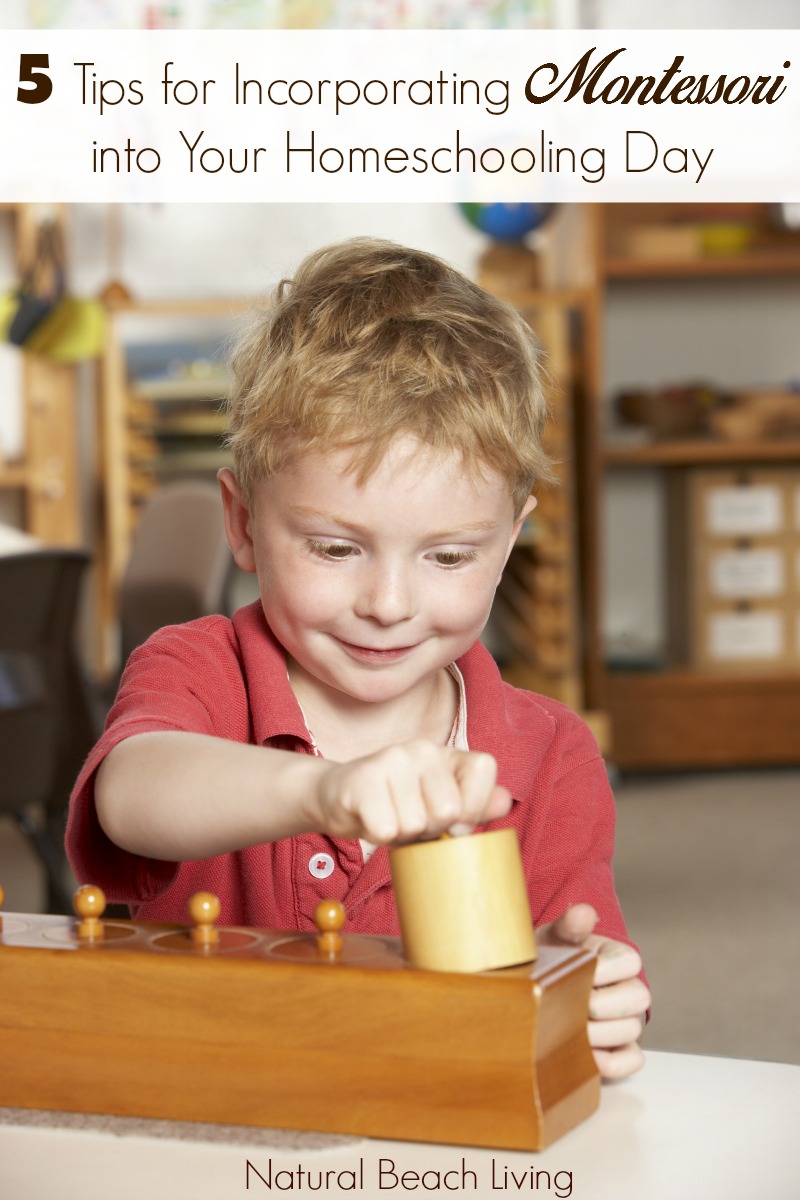 5 Tips Incorporating Montessori into Your Homeschooling Day