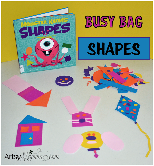 shapes busy bag