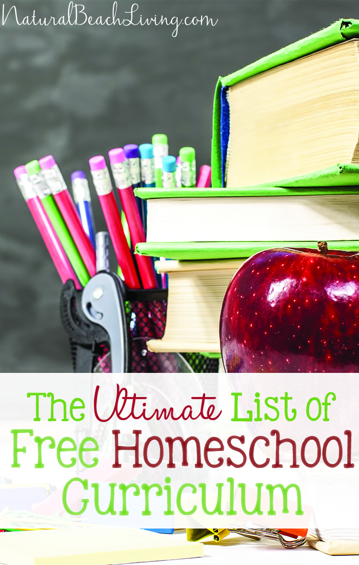 The Ultimate List of Free Homeschool Curriculum