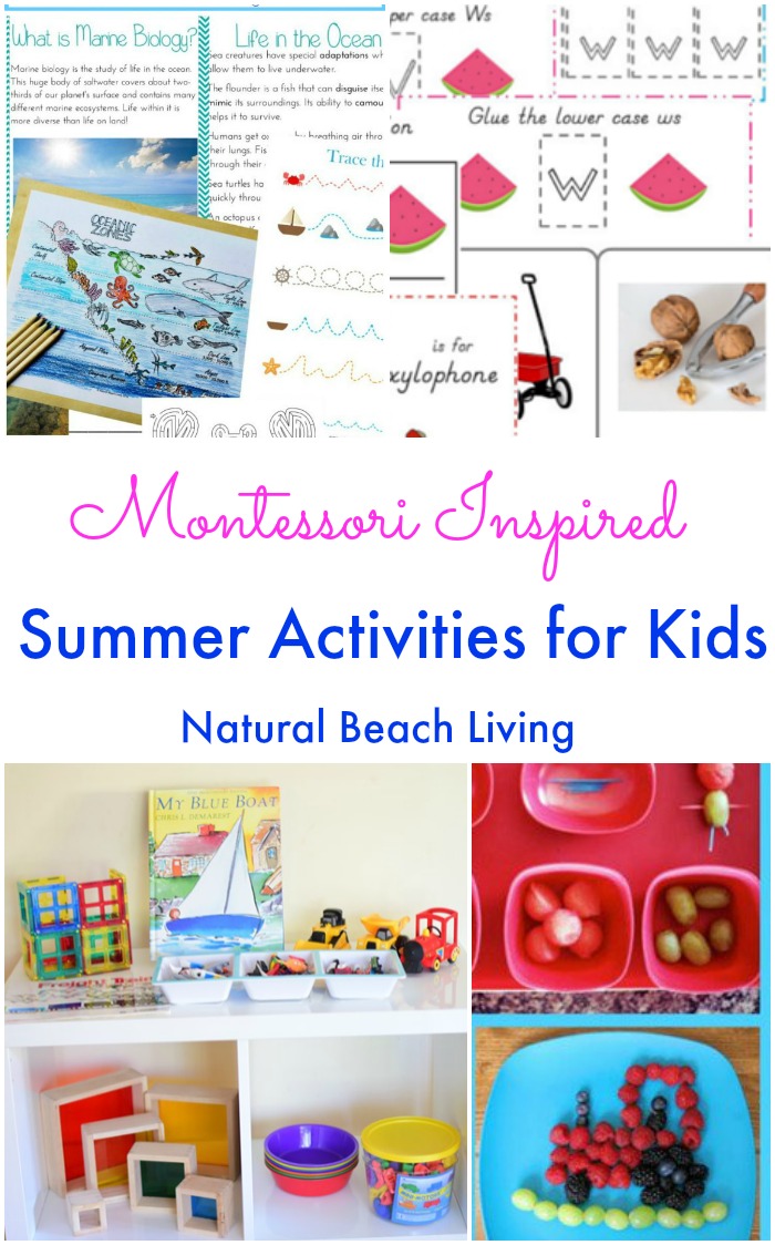 Montessori Inspired Summer Activities for Kids
