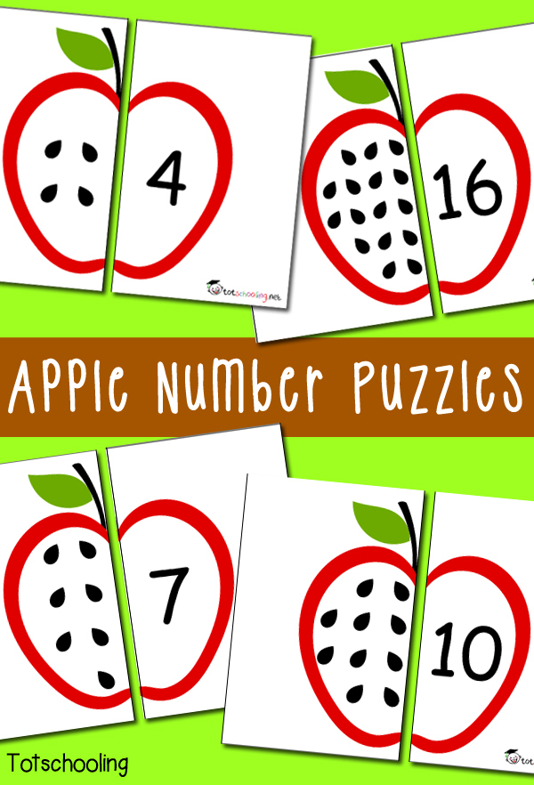 Apple Number Puzzles_free