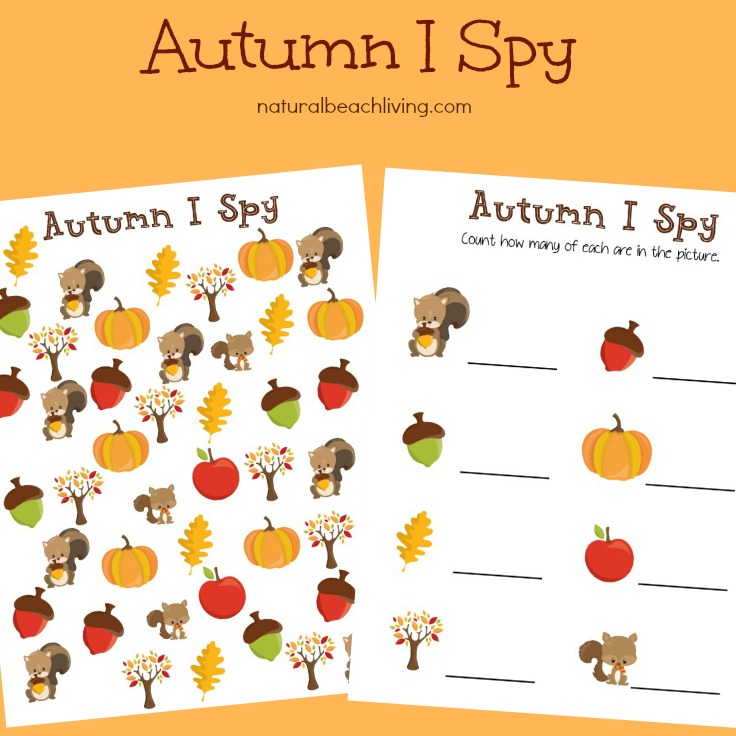The Best Squirrel Activities for Preschool & Kindergarten, Perfect Fall Theme, Fun Fall Printables, Great squirrel lessons and activities for preschoolers 