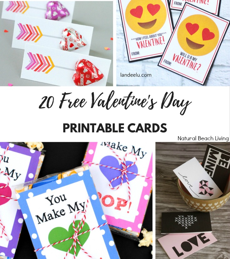 20 Free Valentine's Day Printable Cards That Make Everyone Happy, Non-candy Valentine's Day ideas, Friendship Cards, Minecraft Printables, Free printables 