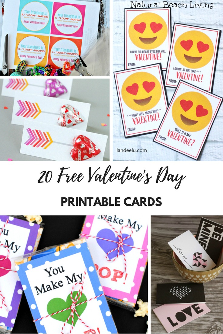 20 Free Valentine’s Day Printable Cards That Make Everyone Happy