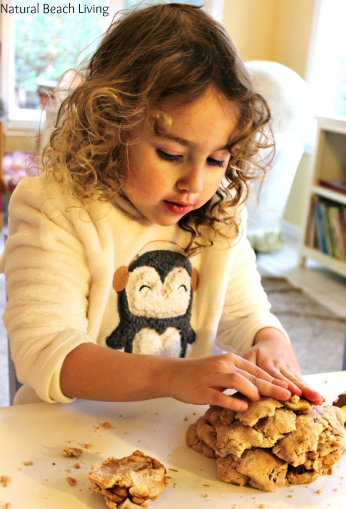 Det mest fantastiska No Cook Natural Apple Cinnamon Playdough Recipe, Sött doftande, supermjuk hemlagad leksaksdeg perfekt för sensorisk lek