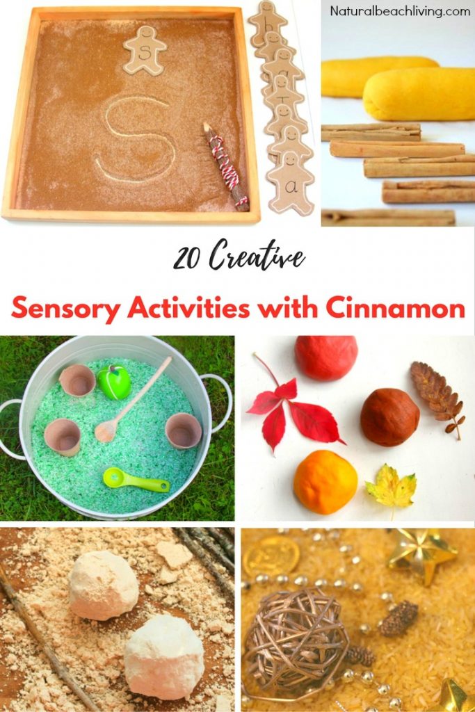 The Most Amazing No Cook Natural Apple Cinnamon Playdough Recipe, Sweet smelling, super soft homemade play dough perfect for sensory play