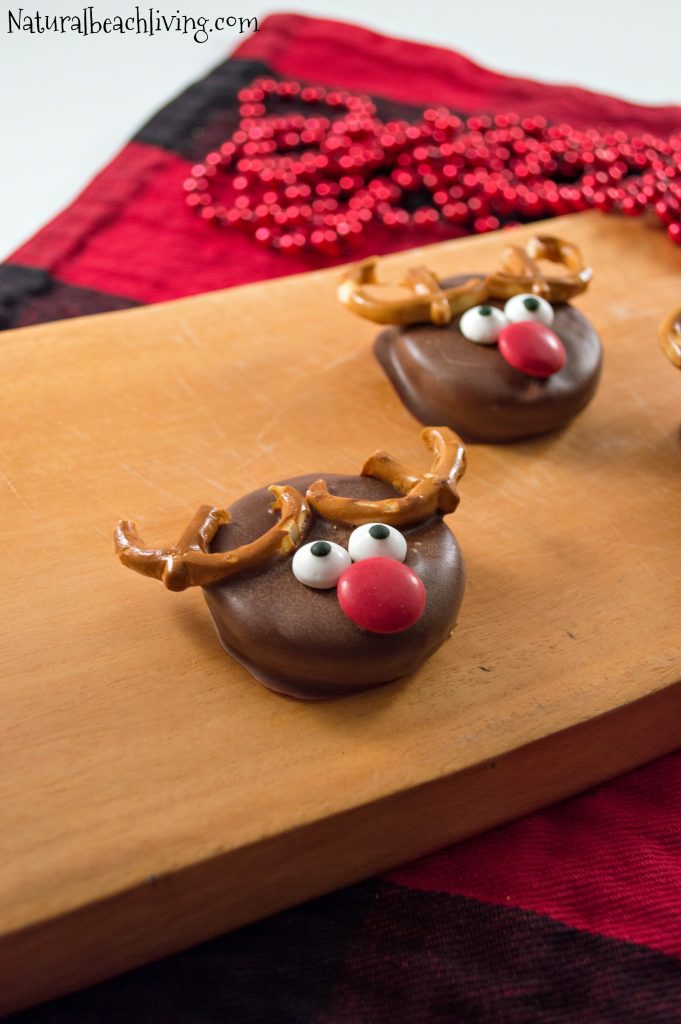 Absolutely Adorable and Delicious Chocolate-Covered Reindeer Holiday Cookies perfect cookies for kids or any Christmas party, Easy to Make Dessert
