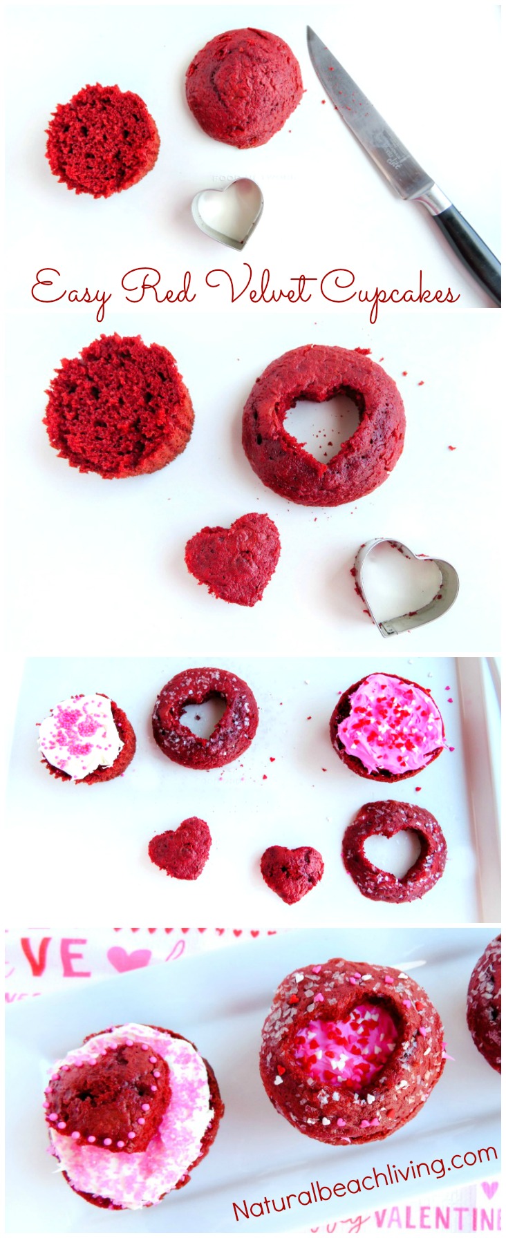 Easy to make Red Velvet Cupcake Ideas Perfect for Valentine's Day, Cooking with Kids, Delicious Red Velvet Cupcakes, Valentine's Desserts 