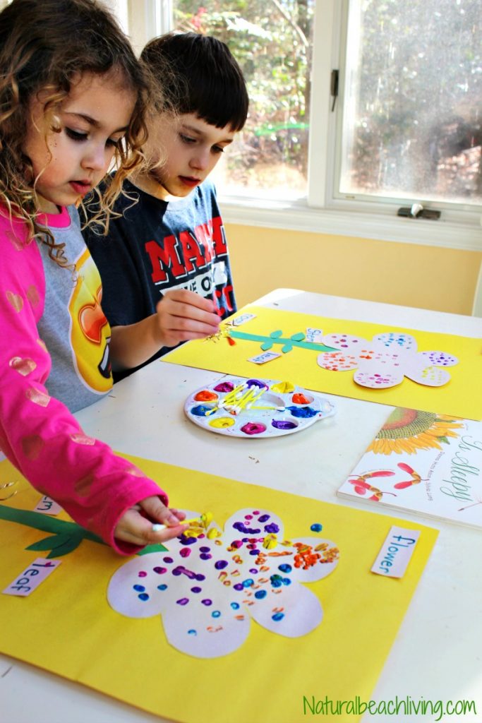 The Best Parts of a Flower Craft for Preschool and Kindergarten, Flower Crafts for Kids are Perfect for learning about flowers, Flower Science Preschoolers