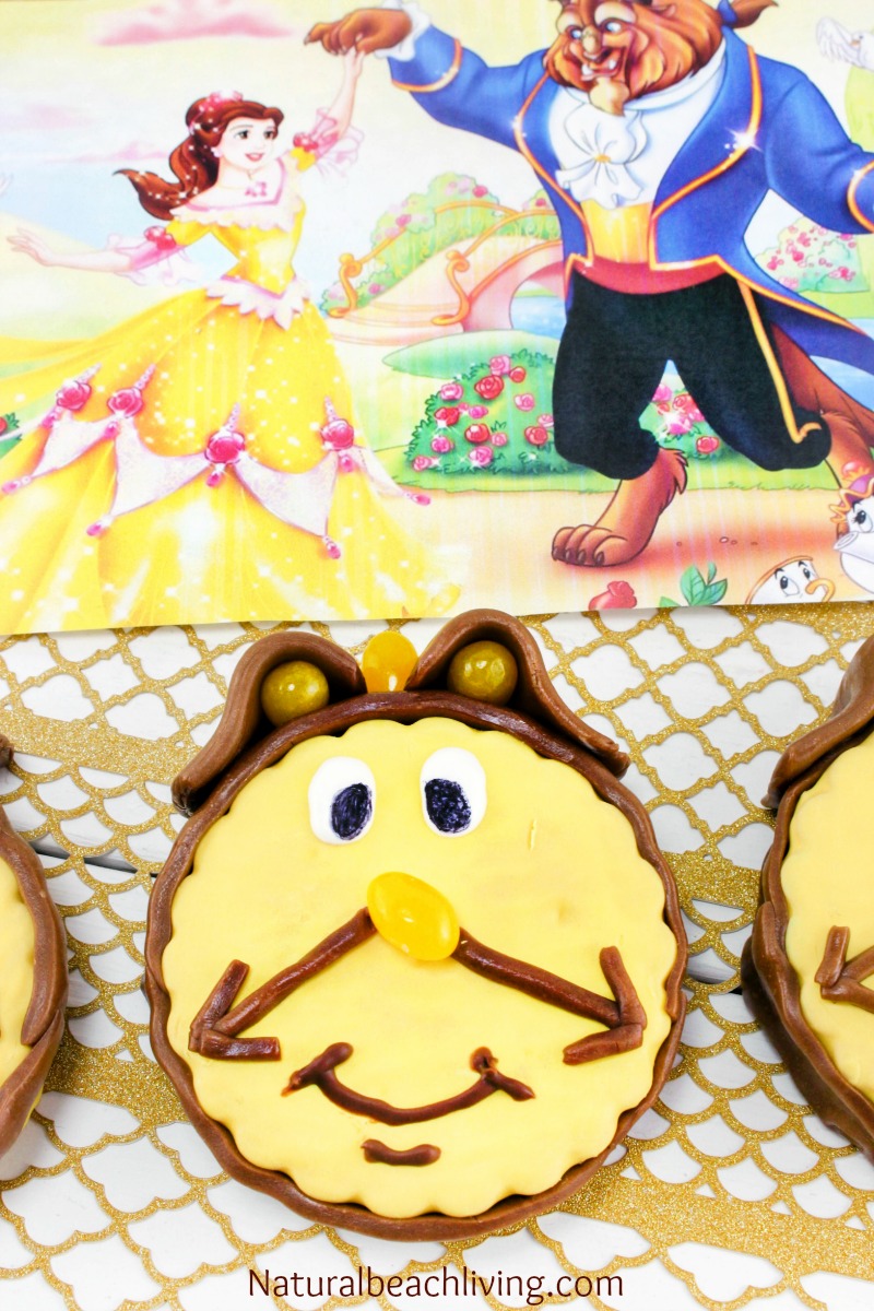 Adorable Cogsworth Beauty And The Beast Snack Cake Natural Beach Living
