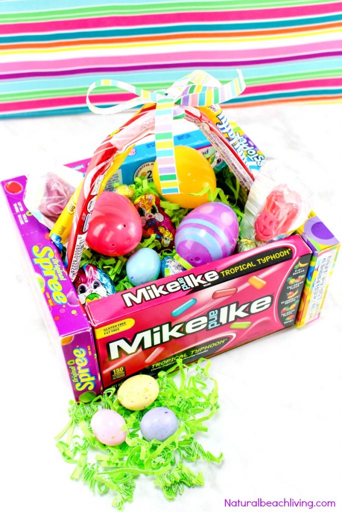 DIY Candy Easter Basket for Kids, Kids Love this Edible Easter  Basket and it that makes a cool Easter gift, Find great Easter Ideas and Teen gift ideas for Easter