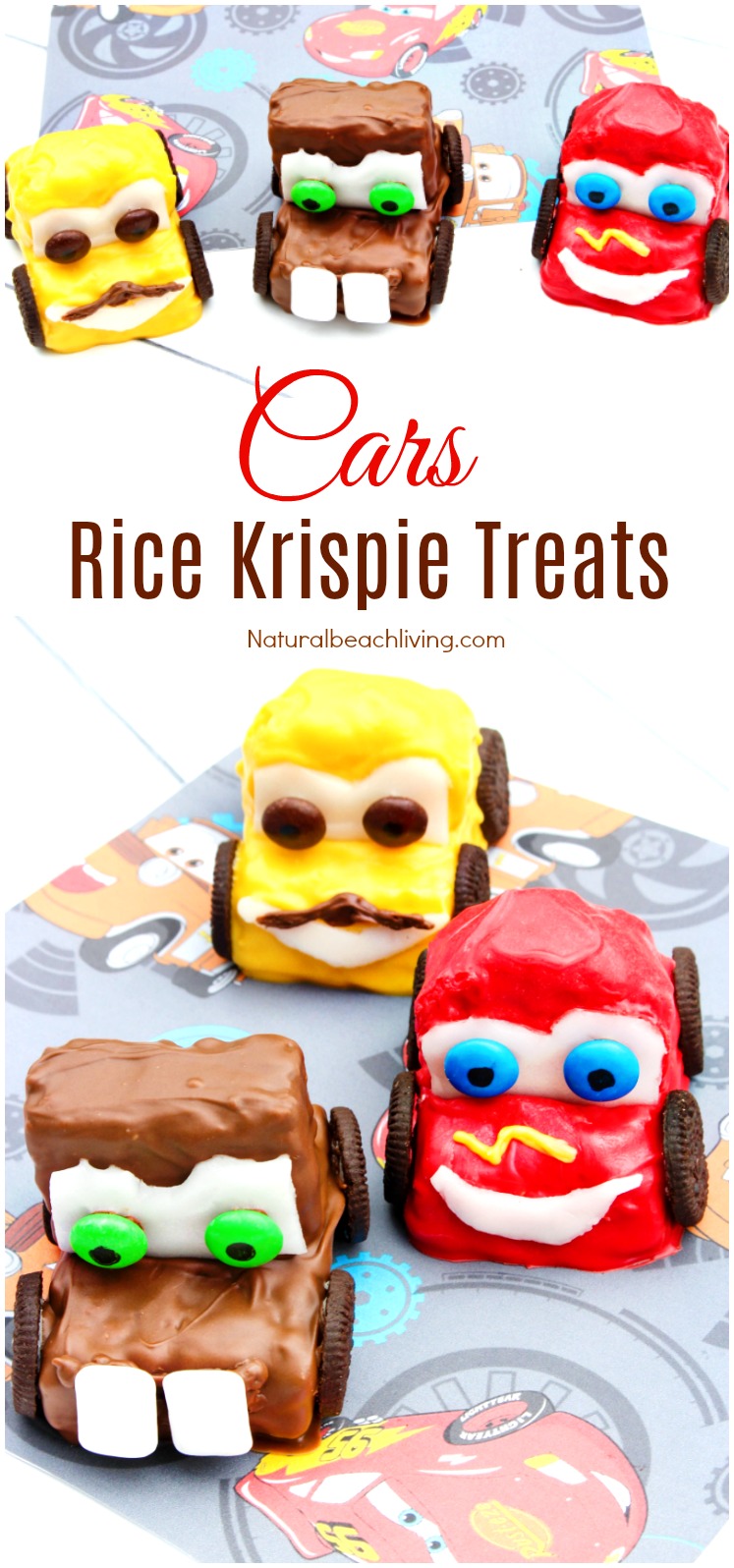 How to Make Disney Cars Rice Krispie Treats Everyone Will Love,Cars 3 Birthday Party ideas, Recipe for Lightning McQueen Rice Krispies Treats, Yum and Fun! 