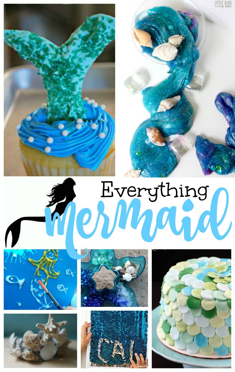 20+ The Best Mermaid Theme Party Ideas, Under the Sea themed Ideas, Ocean Themed activities, Party food, Mermaid Crafts for Kids, Sensory play, Kids Parties 
