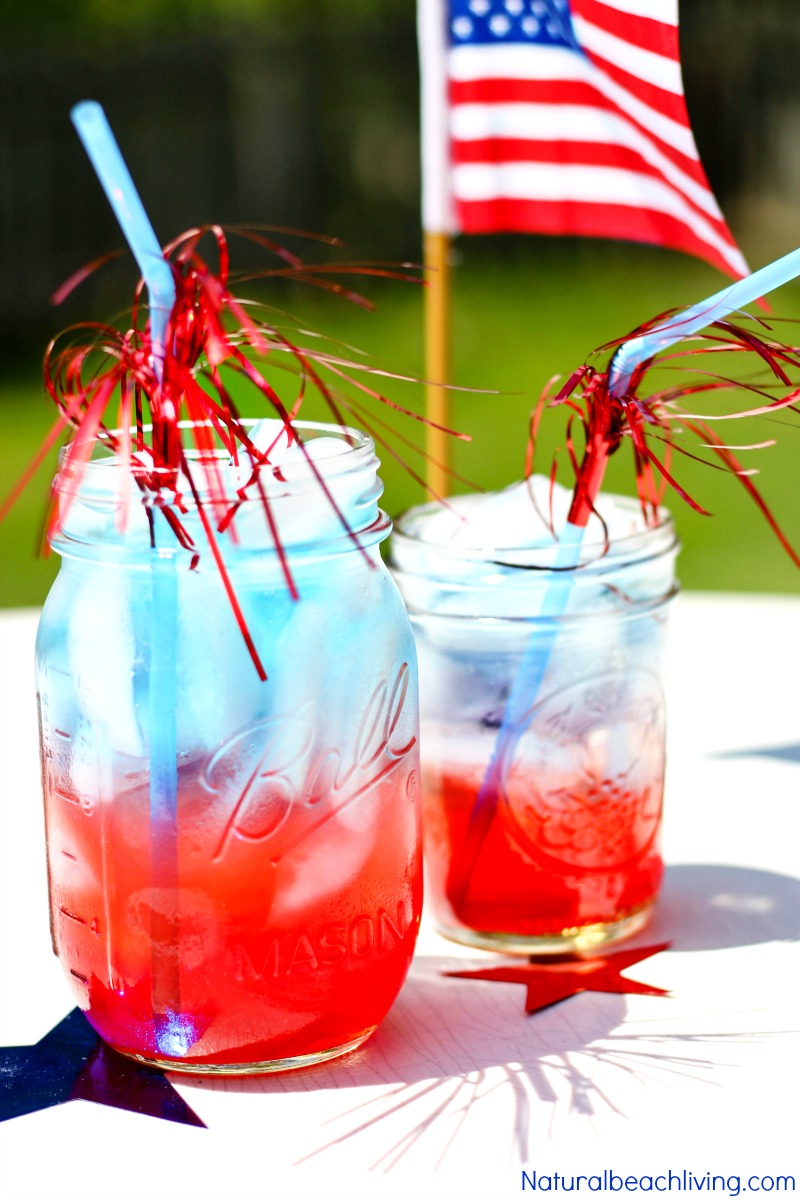 How to Make Patriotic Non Alcoholic Summer Drinks – Perfect 4th of July Drinks