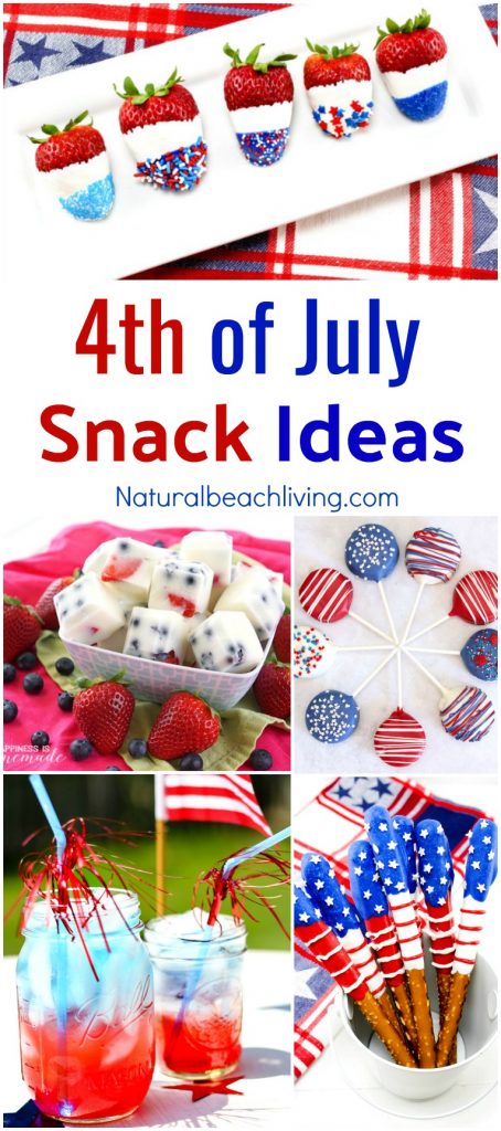 10+ Fourth of July Snacks for Kids - Delicious Red, White and Blue ...