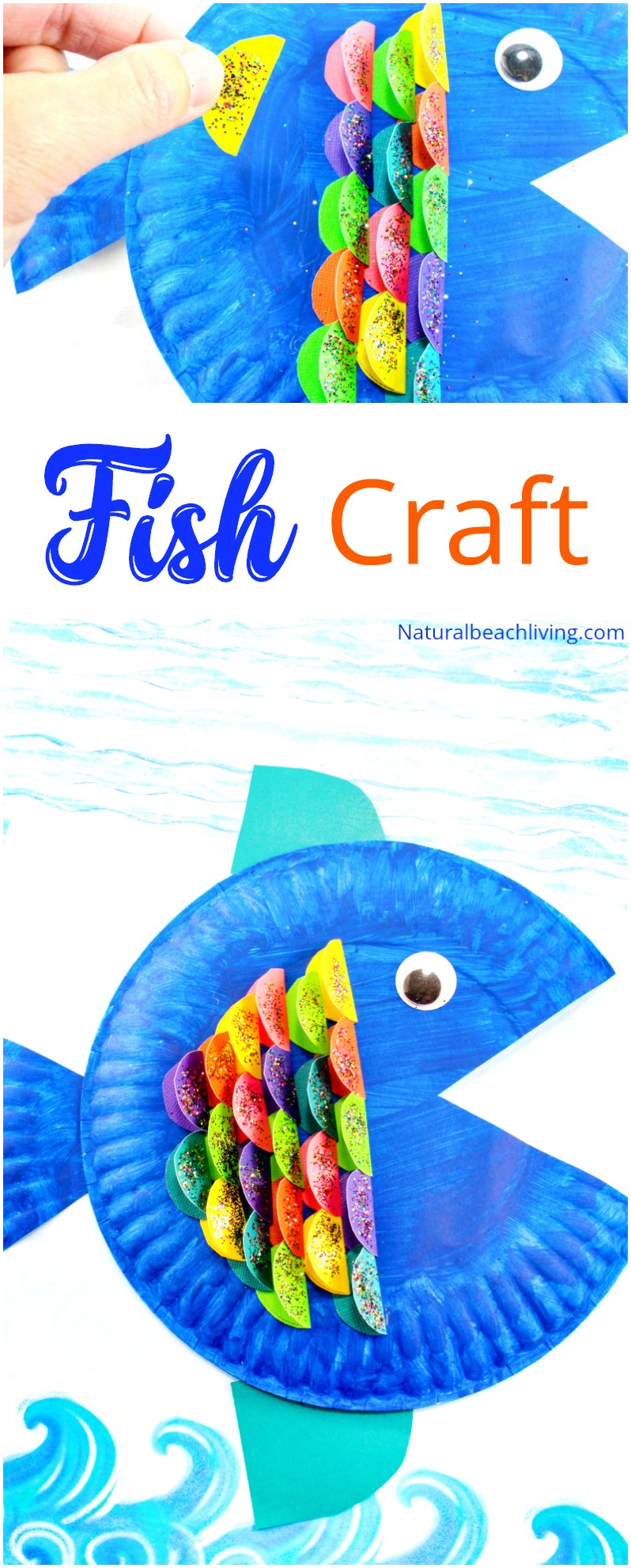 Super Cute Paper Plate Fish Craft for Kids - Natural Beach ...