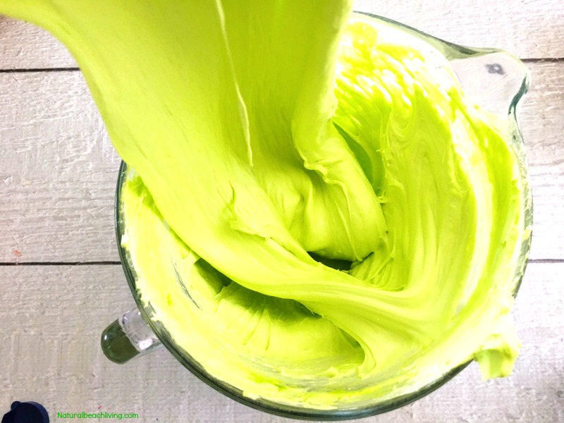 slime to without how color coloring food Fluffy Frankenstein Recipe to Natural Slime   How Make