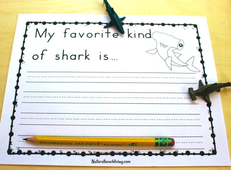 The Best Shark Printable Activities for Kids, Shark Unit Study, Shark Week Ideas, Alphabet Activities, Math Activities, Shark printables preschool, Writing Prompts