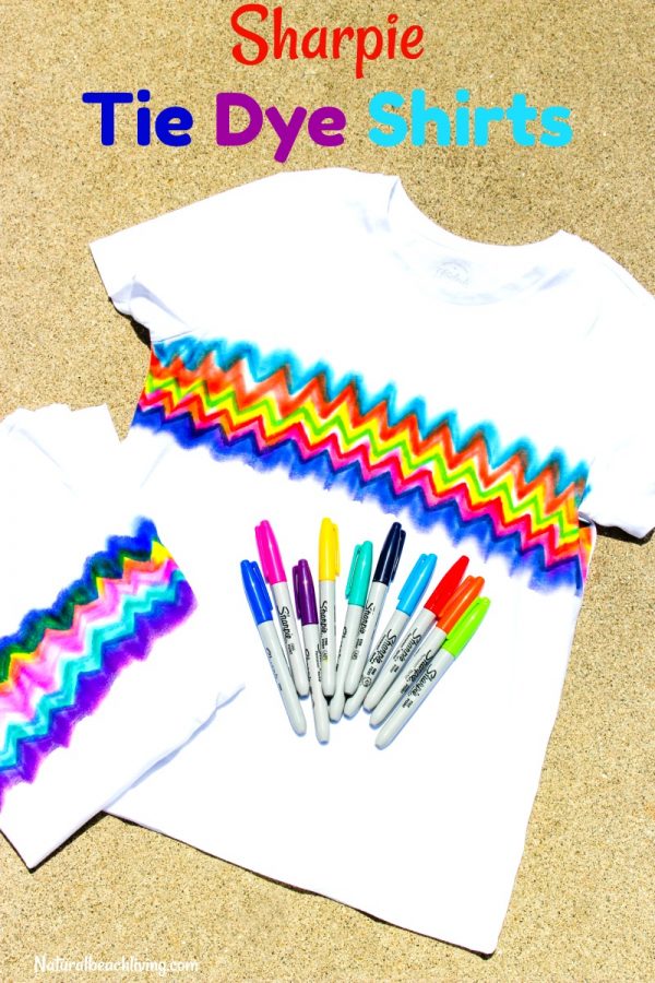 how to make tie dye shirts with markers