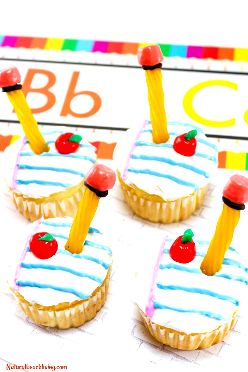 The Best Back to School Cupcakes – School Supplies