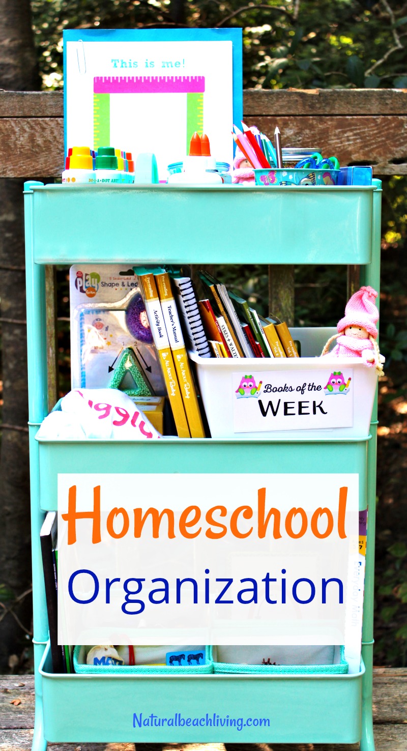 5 Homeschool Organization Tips for Successful Schooling (Free Monthly Binder Covers)