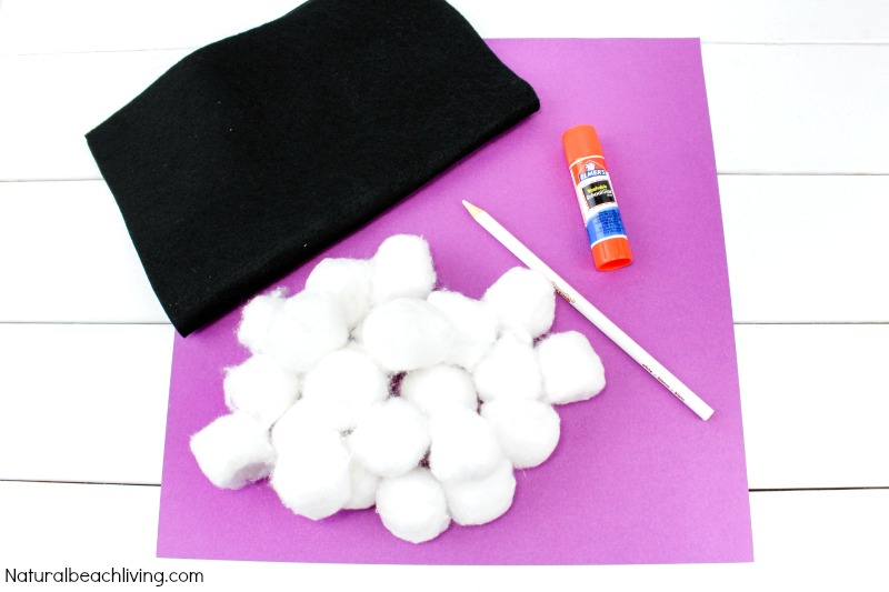 Easy Cotton Ball Ghost Craft for Preschoolers, Fun Ghost Craft, Easy and cheap to make, cutest Ghost Ball Craft, Toddler and Preschool Ghost Craft and Halloween Crafts for kids to make.