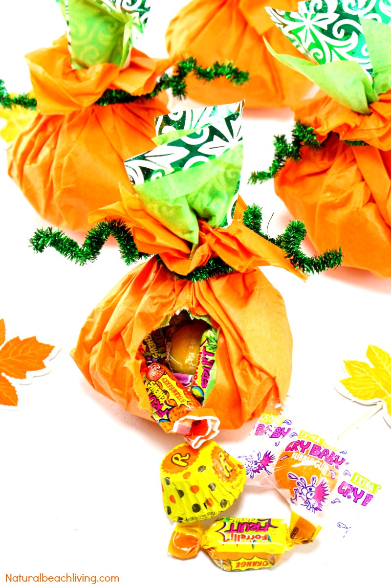 How to Make Easy Tissue Paper Halloween Treat Bags Kids Love