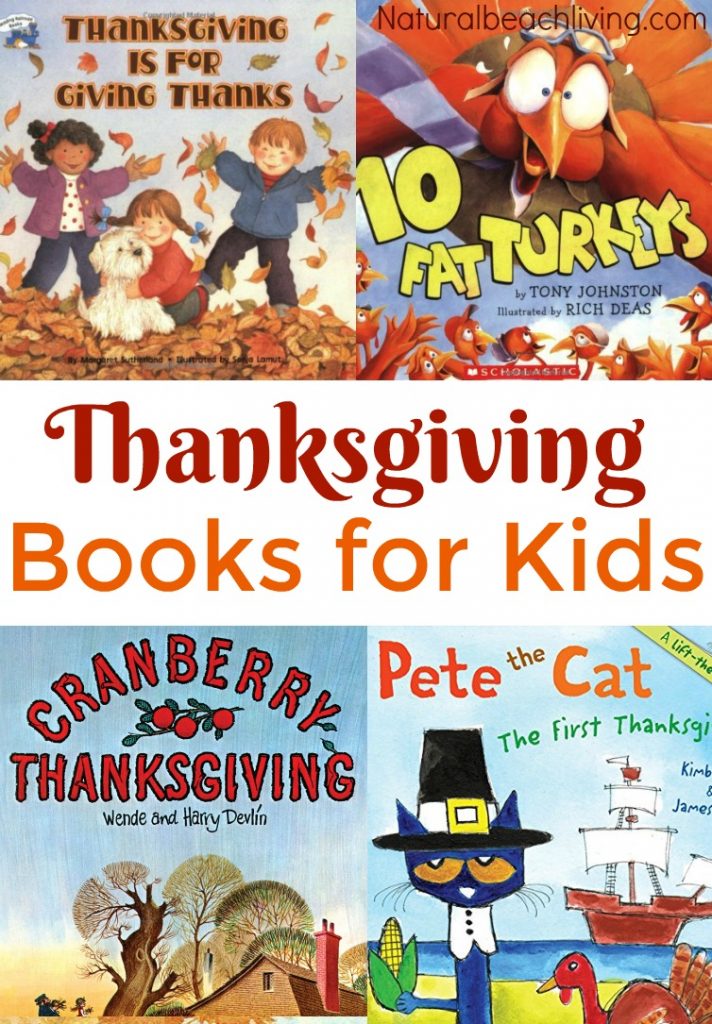 23 of The Best Thanksgiving Books for Kids, You'll find pilgrim books, Turkey books, Books on the Mayflower, Fall books for preschoolers, Thankful books and more #Thanksgiving #booksforkids