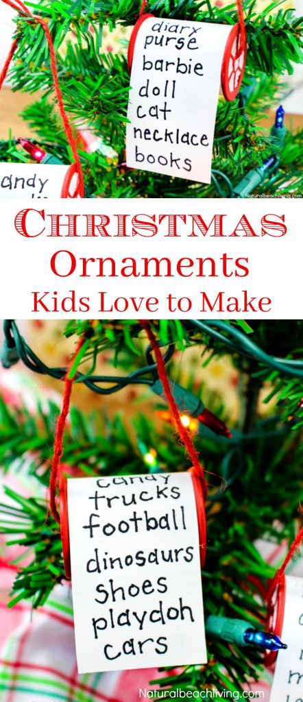 You'll Love These Easy Christmas Ornaments to Make, Personalized Ornaments for Kids that are truly Unique Christmas Ornaments and you only need a few simple supplies. Christmas ornaments for kids, They make a great class project or something fun to craft at home! Enjoy memories year after year with DIY Christmas ornaments for kids
