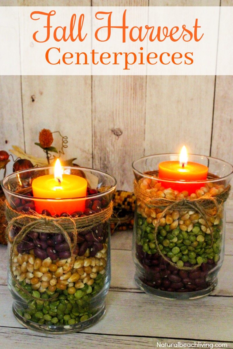 Easy Fall Table Centerpieces – Harvest Centerpieces for Fall Decor