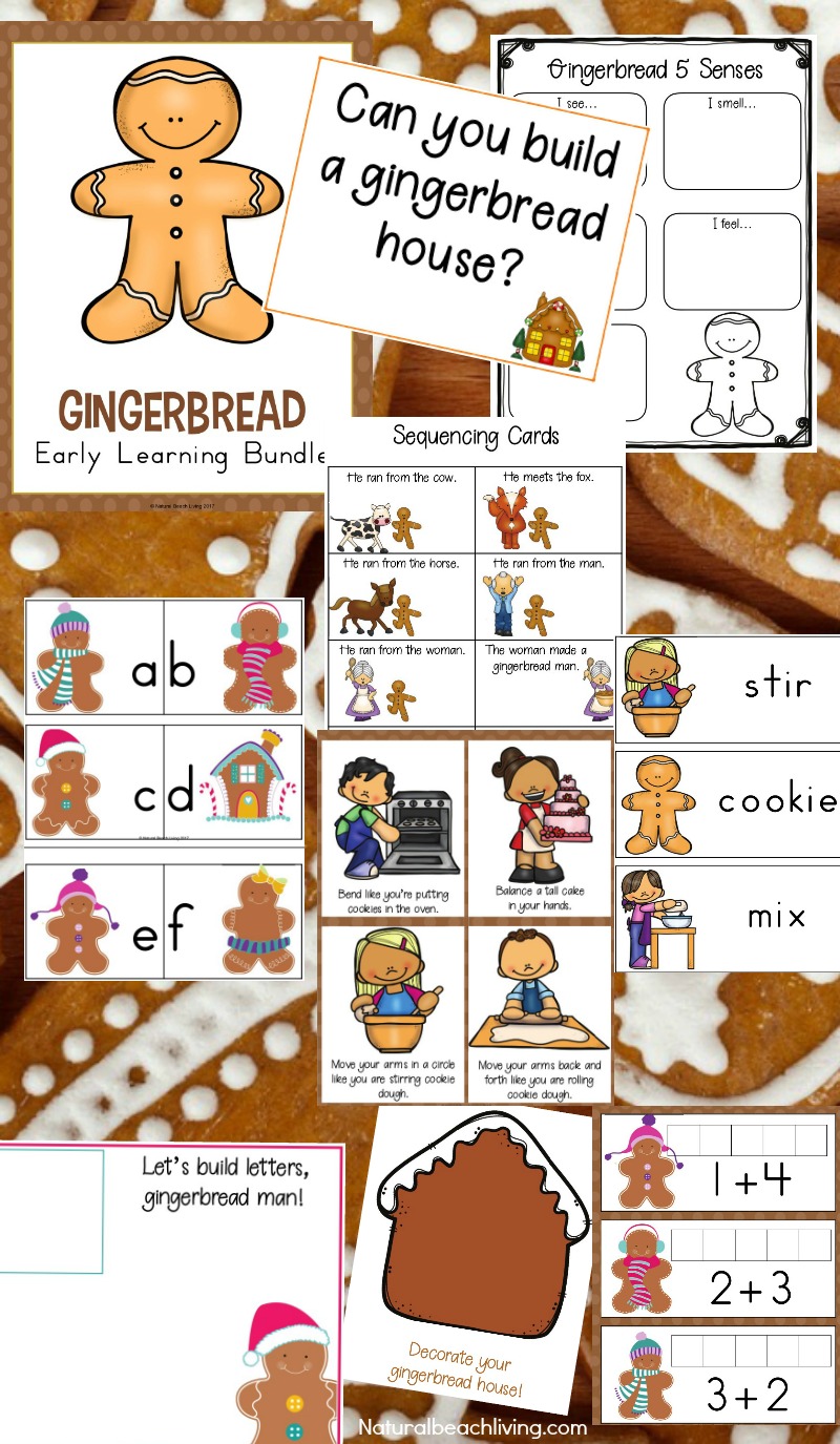 The Best Kindergarten and Preschool Gingerbread Theme Lesson Plan