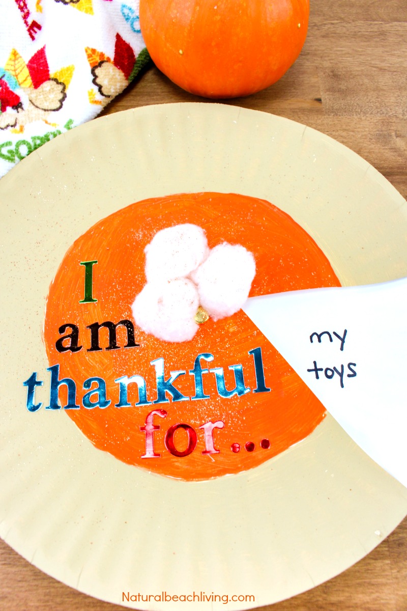 Best Easy to Make I Am Thankful Craft for Kids
