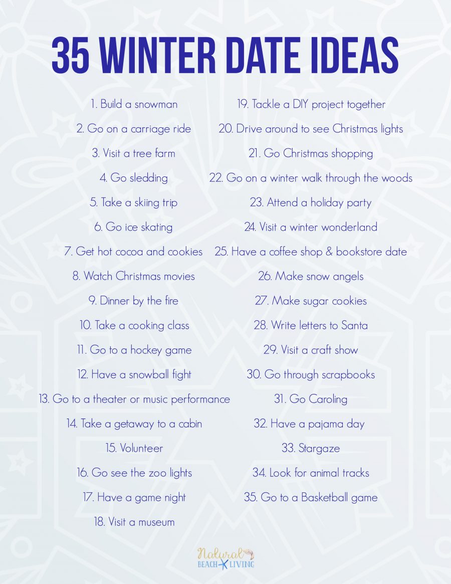 35 Fun Winter Date Ideas You Can Do On A Budget Natural Beach Living