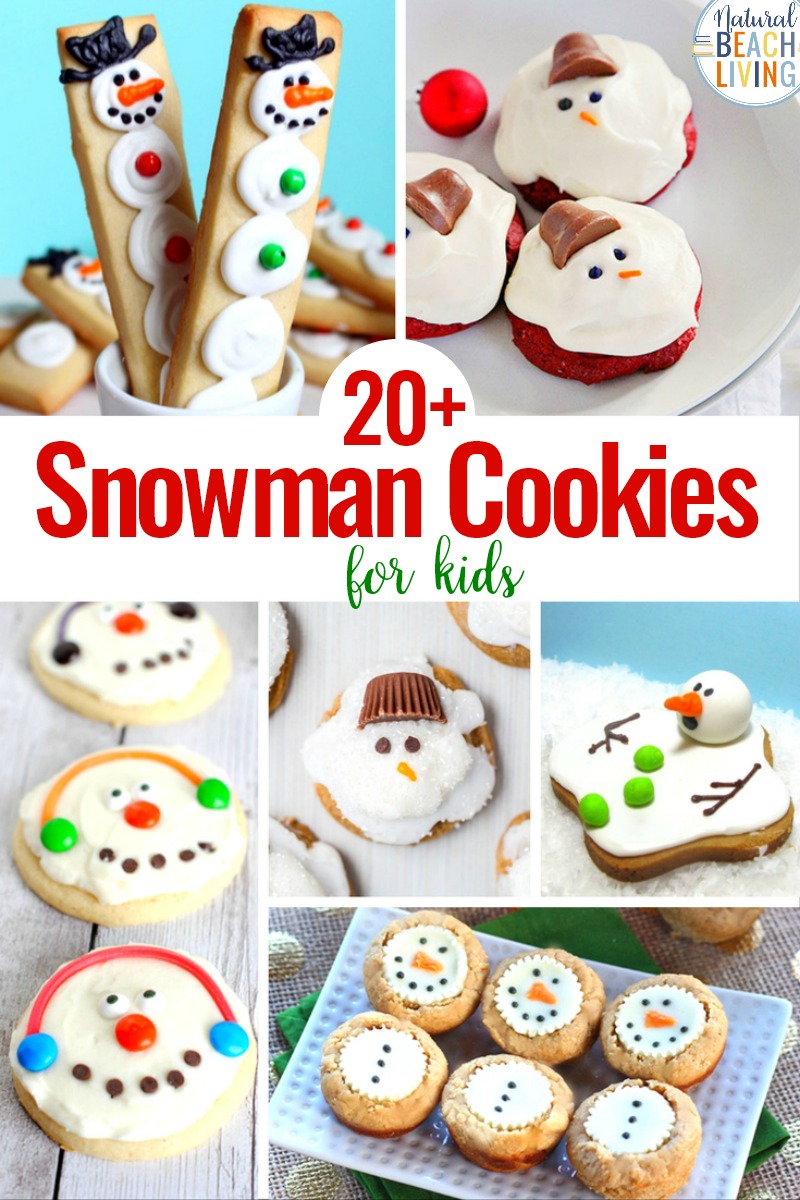 20+ Snowman Cookies You and Your Kids Will Love