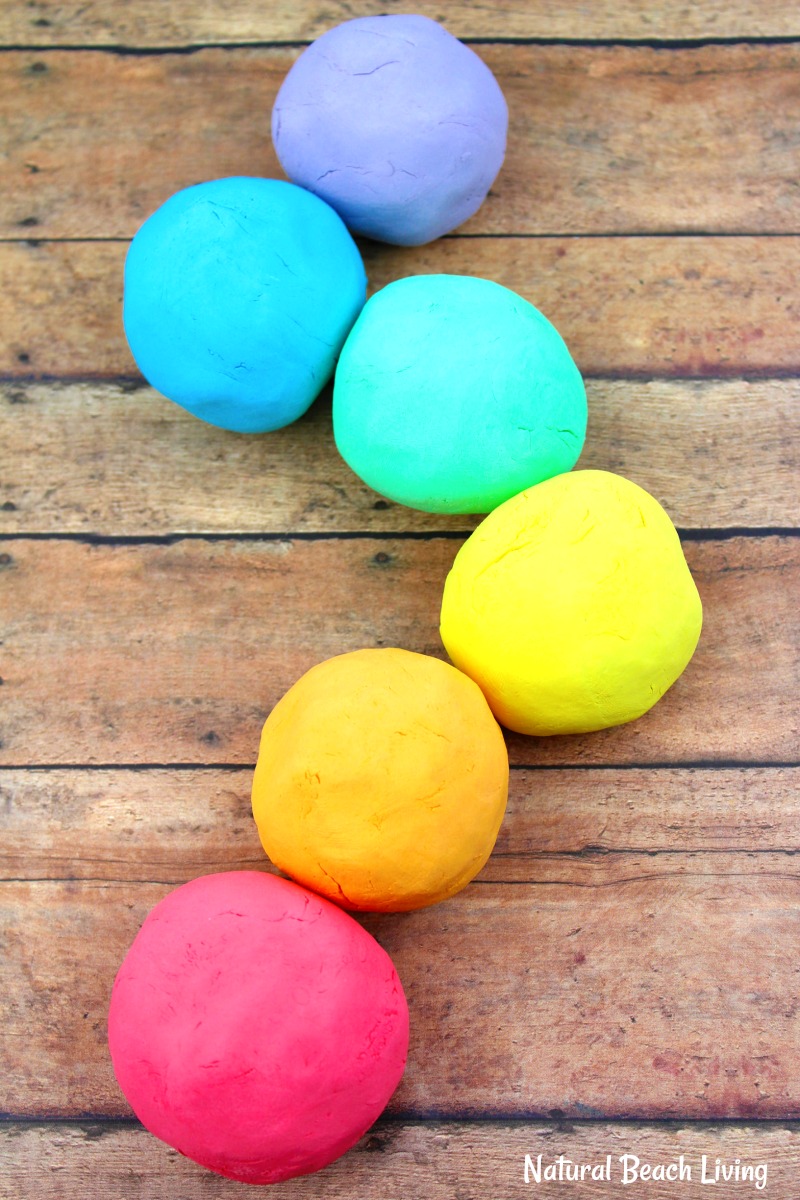 How To Make Shaving Cream Play Dough Recipe Rainbow Foam Dough Natural Beach Living